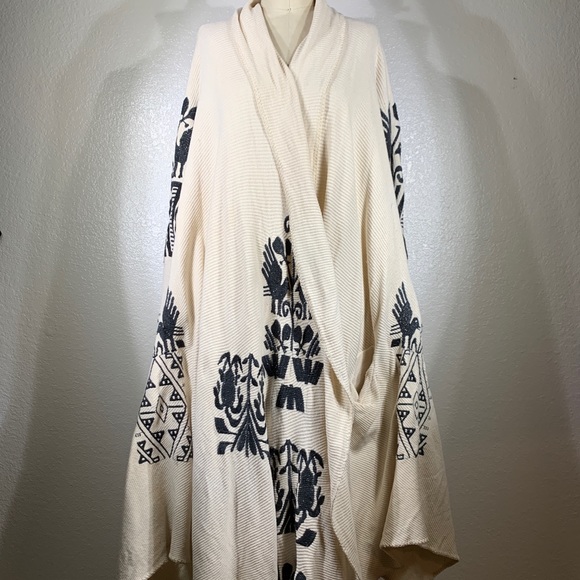 Johnny Was Biya Phoenix embroidered Duster Size M - Picture 3 of 8